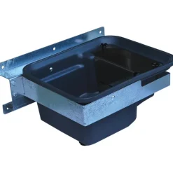 Abreuvoir Polybac 30 M simple avec rebord à cordon et support de fixation