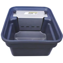 Abreuvoir Polybac 30 M simple avec rebord à cordon et support de fixation