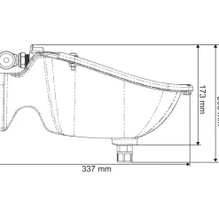 Abreuvoir POLYSELF PF2 à palette horizontale