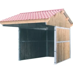 Abri de prairie double pente 3x3 m