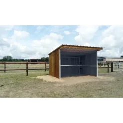 Abri de prairie simple pente SP 3x3 m