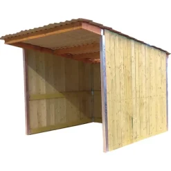 Abri de prairie simple pente SP 3x4 m