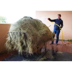 Brouette fourragère 2 roues avec côtés rabattables