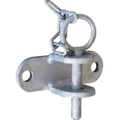 Chape d'attelage arrière pour chariot de transport 4 roues