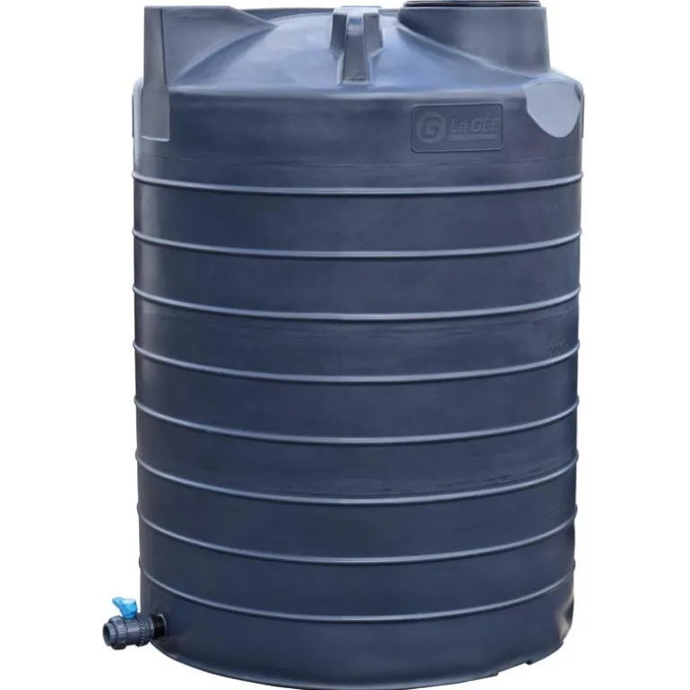 Cuve de stockage aérienne verticale 4000 l. ø 1,60 m