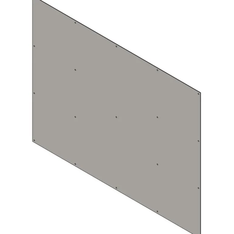 Doublage intérieur battant haut pour porte de box 2 battants