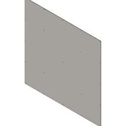 Doublage intérieur pour porte de box coulissante