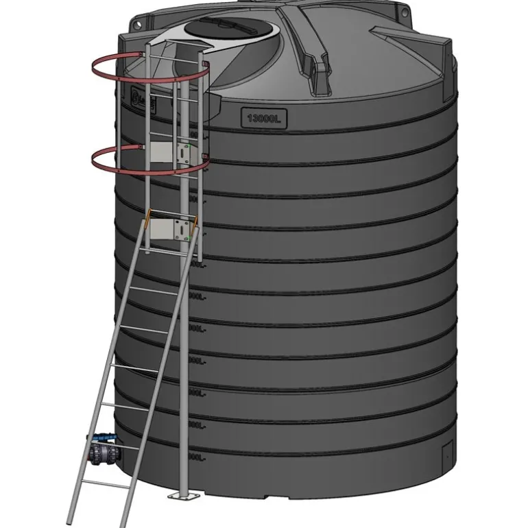 Echelle à crinoline galvanisée