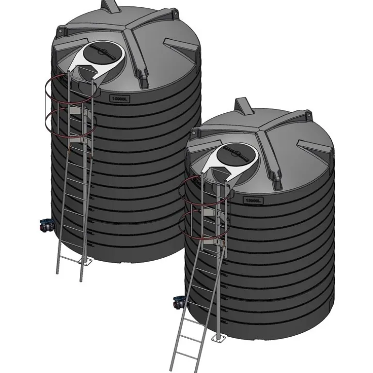 Echelle à crinoline galvanisée