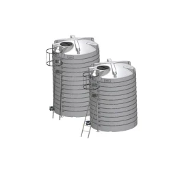 Echelle à crinoline galvanisée