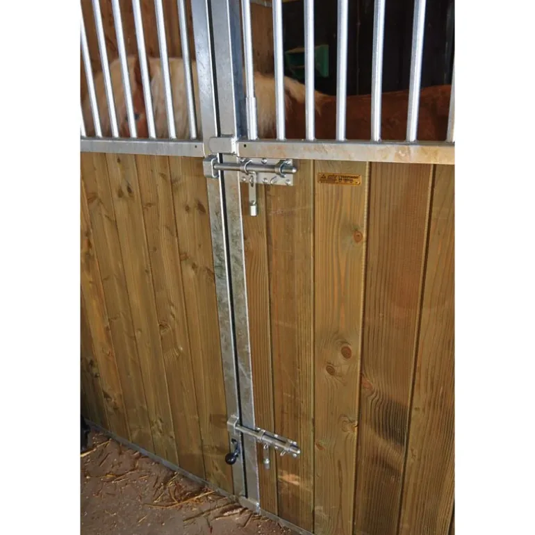 Façade ouvrante pleine bois 3 m avec porte battante