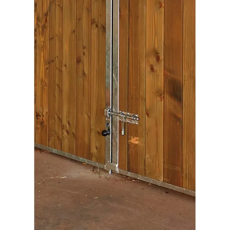 Façade ouvrante pleine bois 3 m avec porte battante