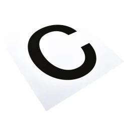 Jeu d'autocollants pour plaques ou panneaux de dressage