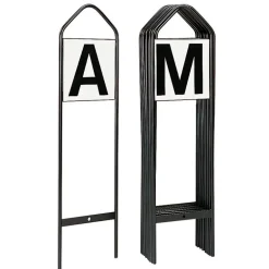 Jeu lettres de dressage sur support métallique