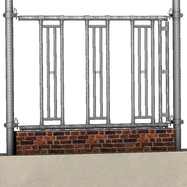 Kit passage de tête à encolure réglable pour panneau libre-service