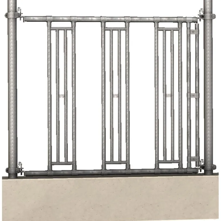 Kit passage de tête à encolure réglable pour panneau libre-service