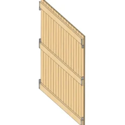 Kits bois de séparation spécial abris SP - Pro. Int. 3 m