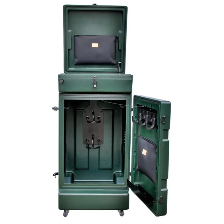 Malle de concours verticale chevaux de selle