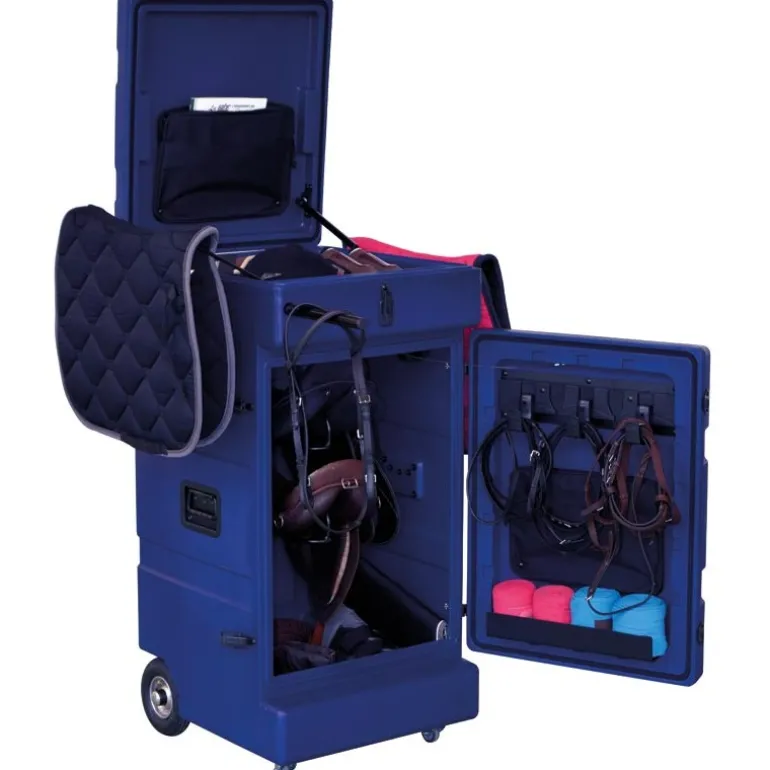 Malle de concours verticale chevaux de selle