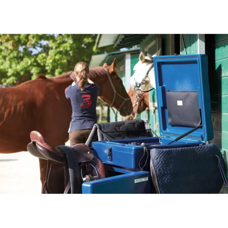 Malle de concours verticale chevaux de selle