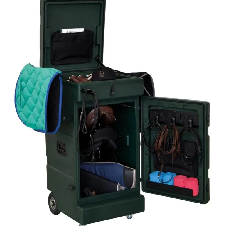 Malle de concours verticale chevaux de selle