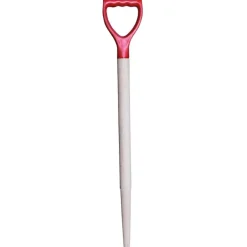 Manche avec poignée rouge pour pelle
