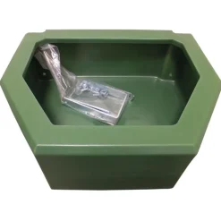 Mangeoire à crochets avec rebord anti-gaspillage