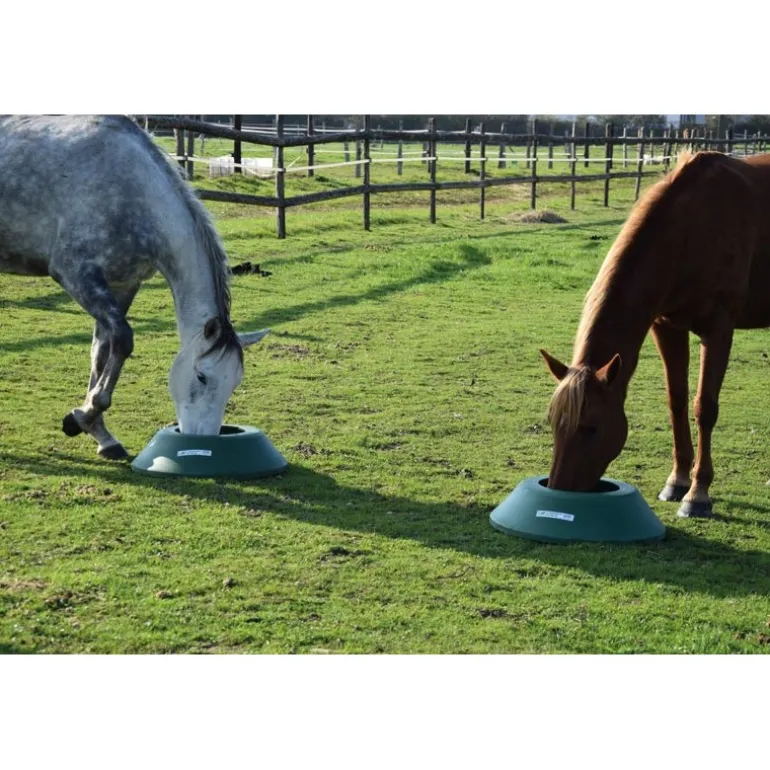 Mangeoire de prairie circulaire à lester