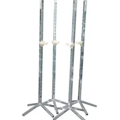 Pack de 4 chandeliers métalliques simples