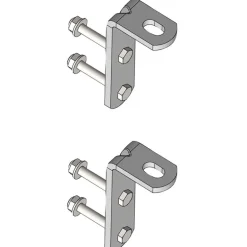 Plat de fixation pour panneau avant