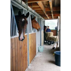 Porte coulissante col de cygne