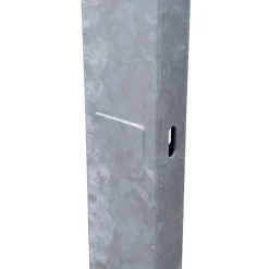 Poteau de terminaison pour façade ouvrante