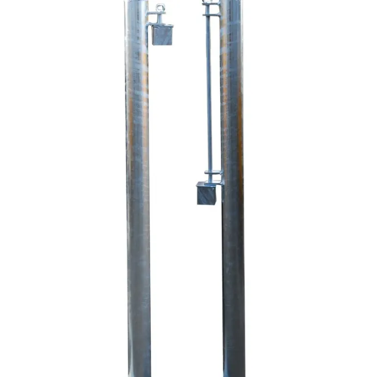 Poteaux avec fixation et système anti-effraction