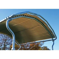 Protection de toit pour râtelier métallique