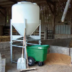 Réhausse de pied pour silo à aliments sur châssis