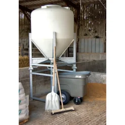 Réhausse de pied pour silo à aliments sur châssis