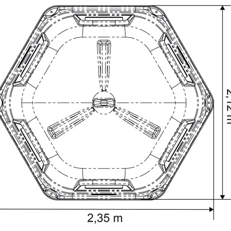 Râtelier de prairie RPE GM sans fond