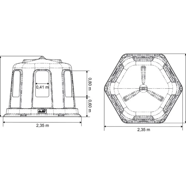Râtelier de prairie RPE GM sans fond