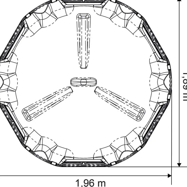 Râtelier de prairie RPE Médium sans fond