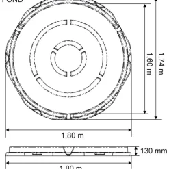 Râtelier de prairie RPE Médium avec fond