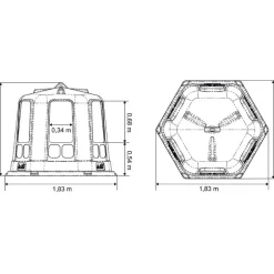 Râtelier de prairie RPE PM sans fond