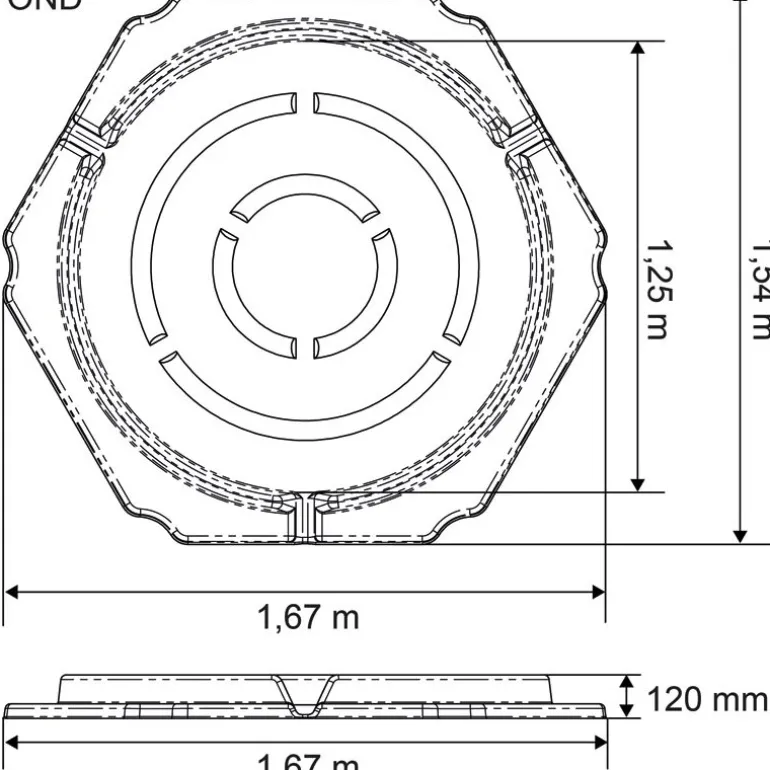 Râtelier de prairie RPE PM avec fond