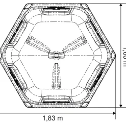 Râtelier de prairie RPE PM avec fond