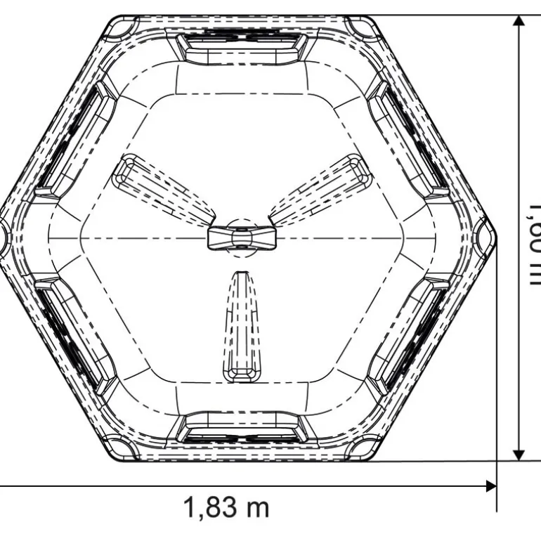 Râtelier de prairie RPE PM avec fond