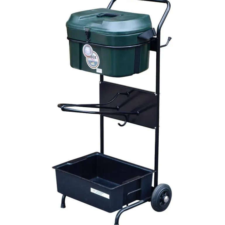 Servante porte-selle avec malle de pansage BOX PRO XL