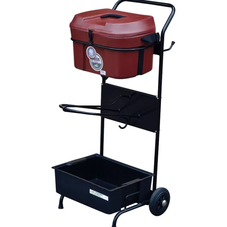 Servante porte-selle avec malle de pansage BOX PRO XL