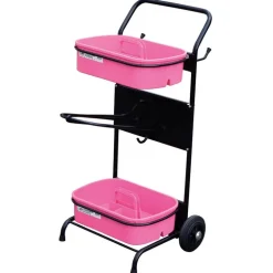 Servante porte-selle avec bacs de pansage