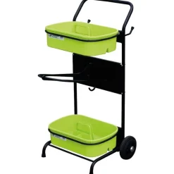 Servante porte-selle avec bacs de pansage