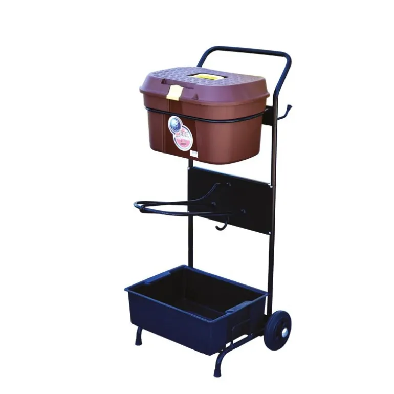 Servante porte-selle avec malle de pansage Box Colors