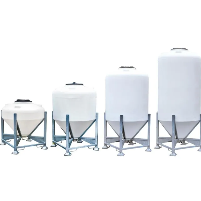 Silo à aliments 500 L avec trappe sur châssis